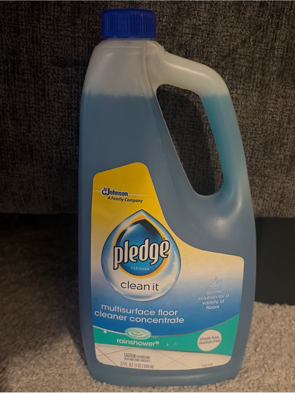 Pledge Rainshower Multisurface Floor Cleaner Concentrate 32oz size